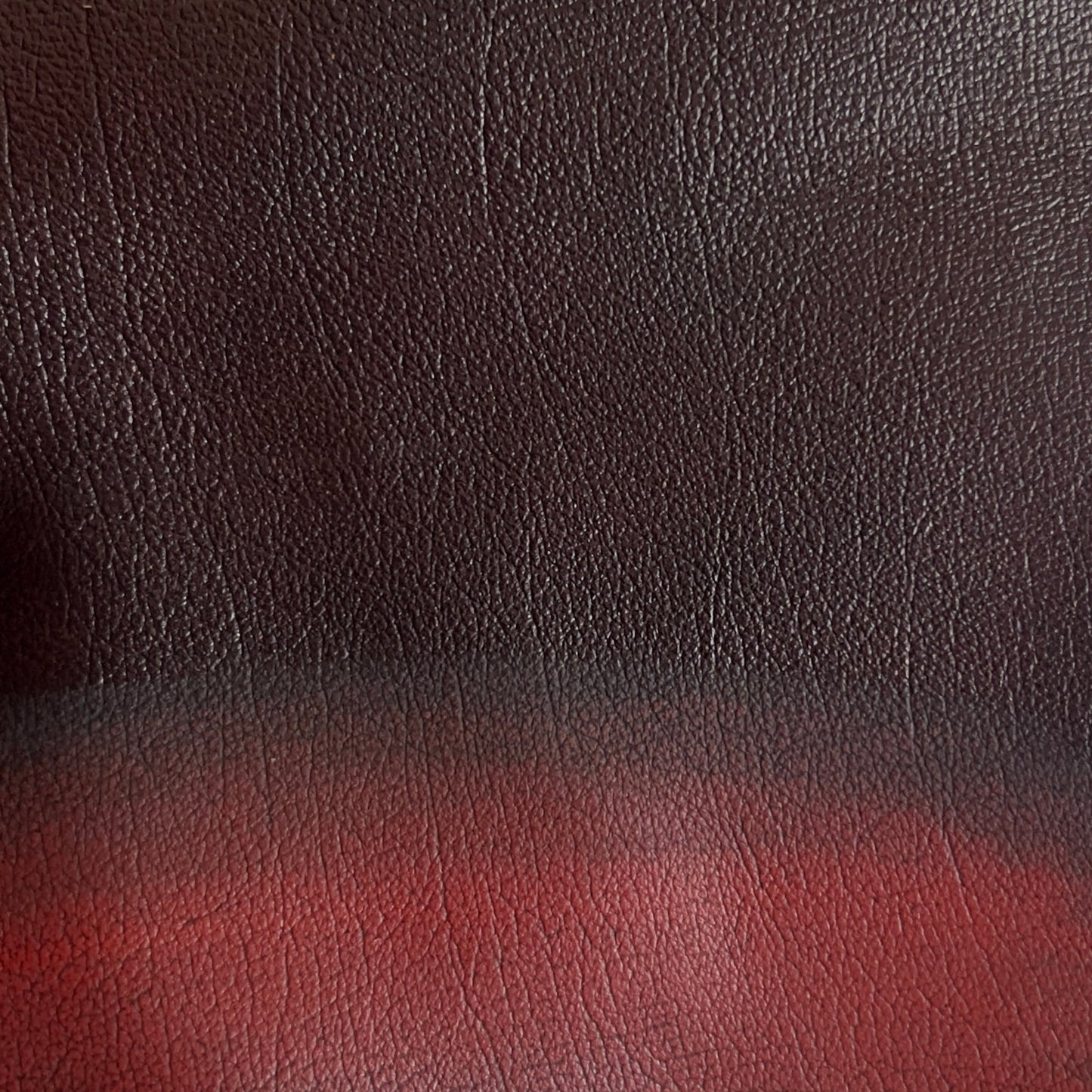 Close-up of red leather texture