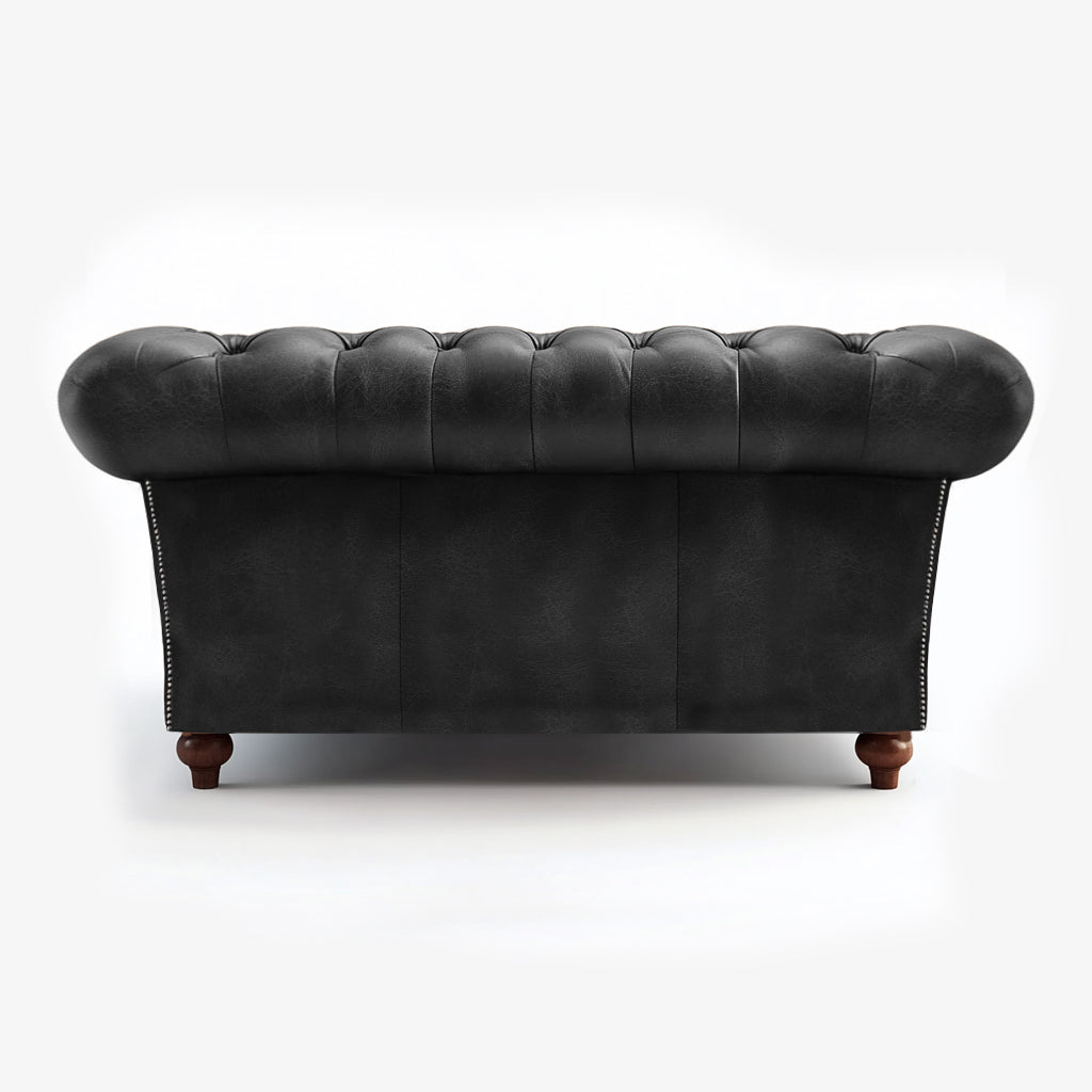 Cambridge British Made Chesterfield Cracked Wax Pewter