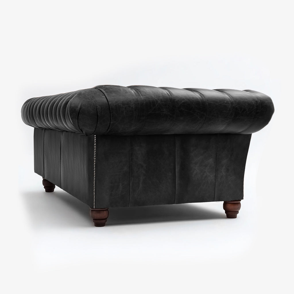 Cambridge British Made Chesterfield Cracked Wax Pewter