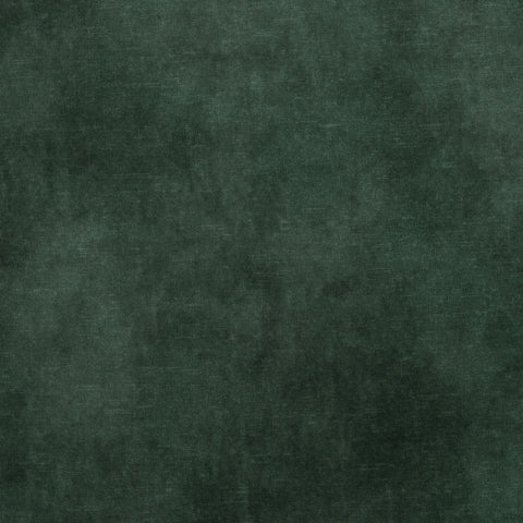 A close-up texture shot of a dark forest green fabric with a subtle linen-like weave.