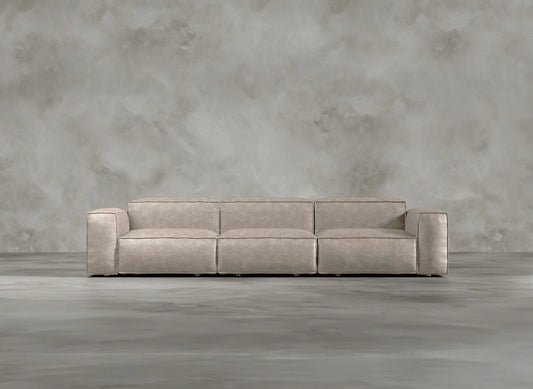 Modular Sofa I Genuine Italian Leather I Essence I Cream