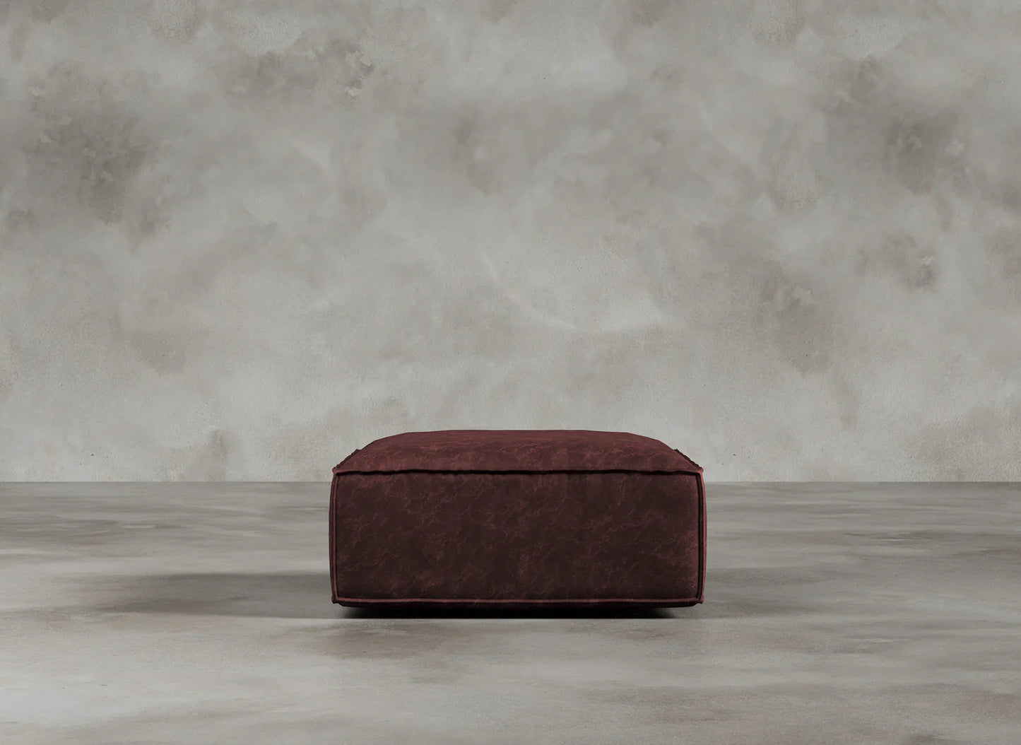 Modular Sofa I Genuine Italian Leather I Roseate I Red