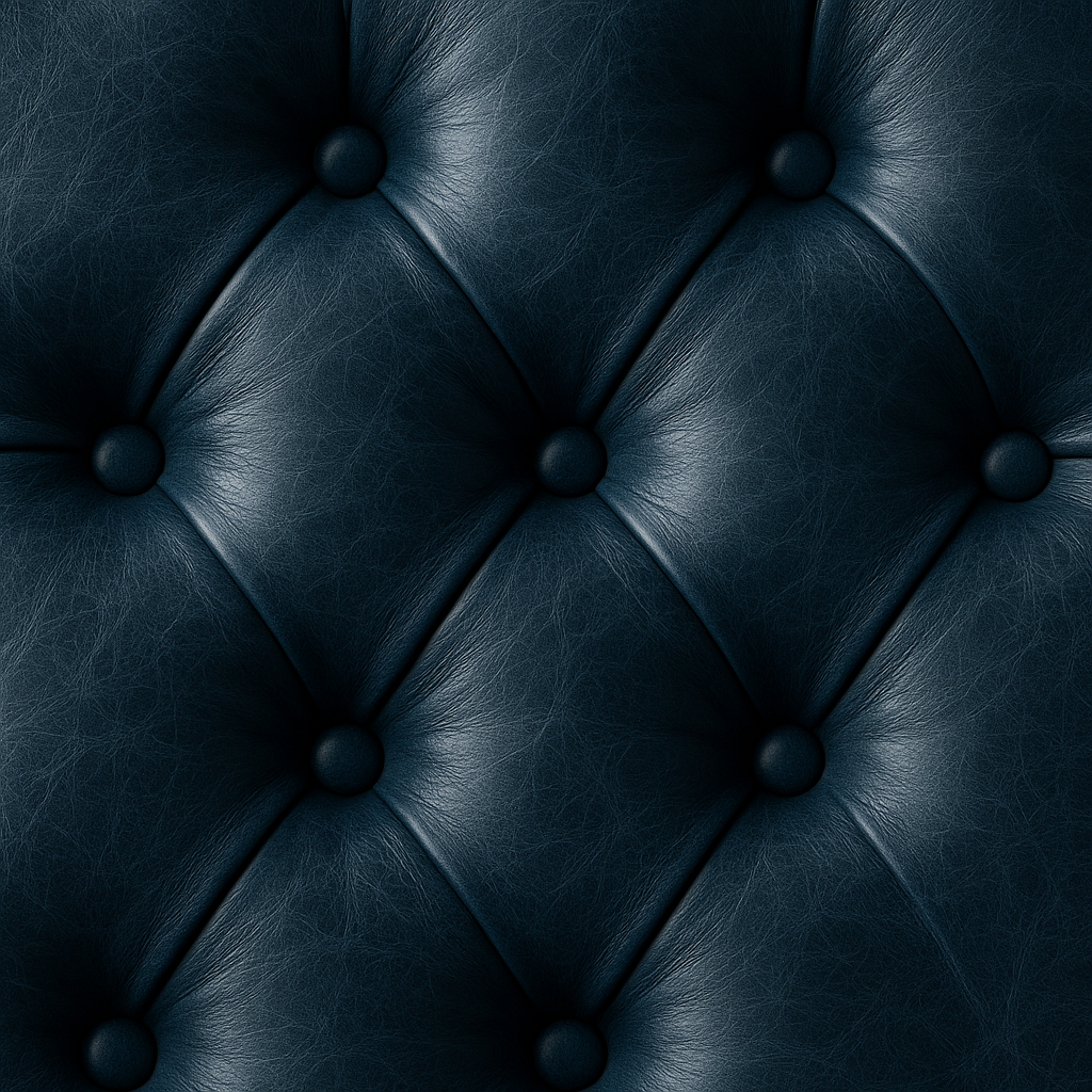 The Mayfair Director’s Swivel Chair in Royal Sapphire Leather