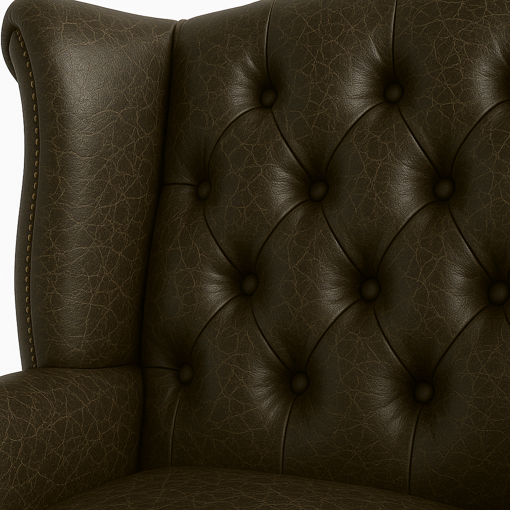 The Austen Wing in Caledonian Espresso Brown – Cracked Wax Leather