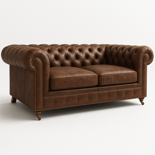 Windsor Belgrave Sofa in Caledonian Espresso Brown – Cracked Wax Leather
