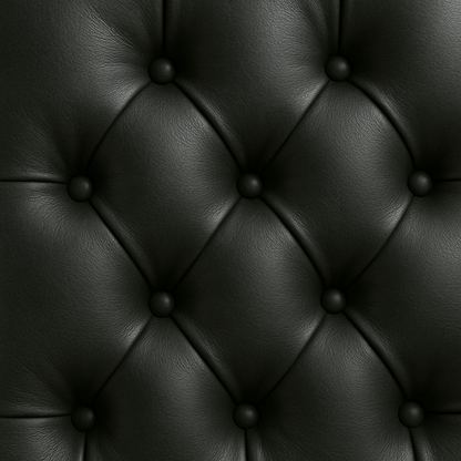 The Mayfair Director’s Swivel Chair in Obsidian Black Leather