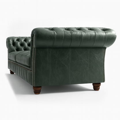 Cambridge Sofa in Highland Grove Juniper Green – Vintage Finish