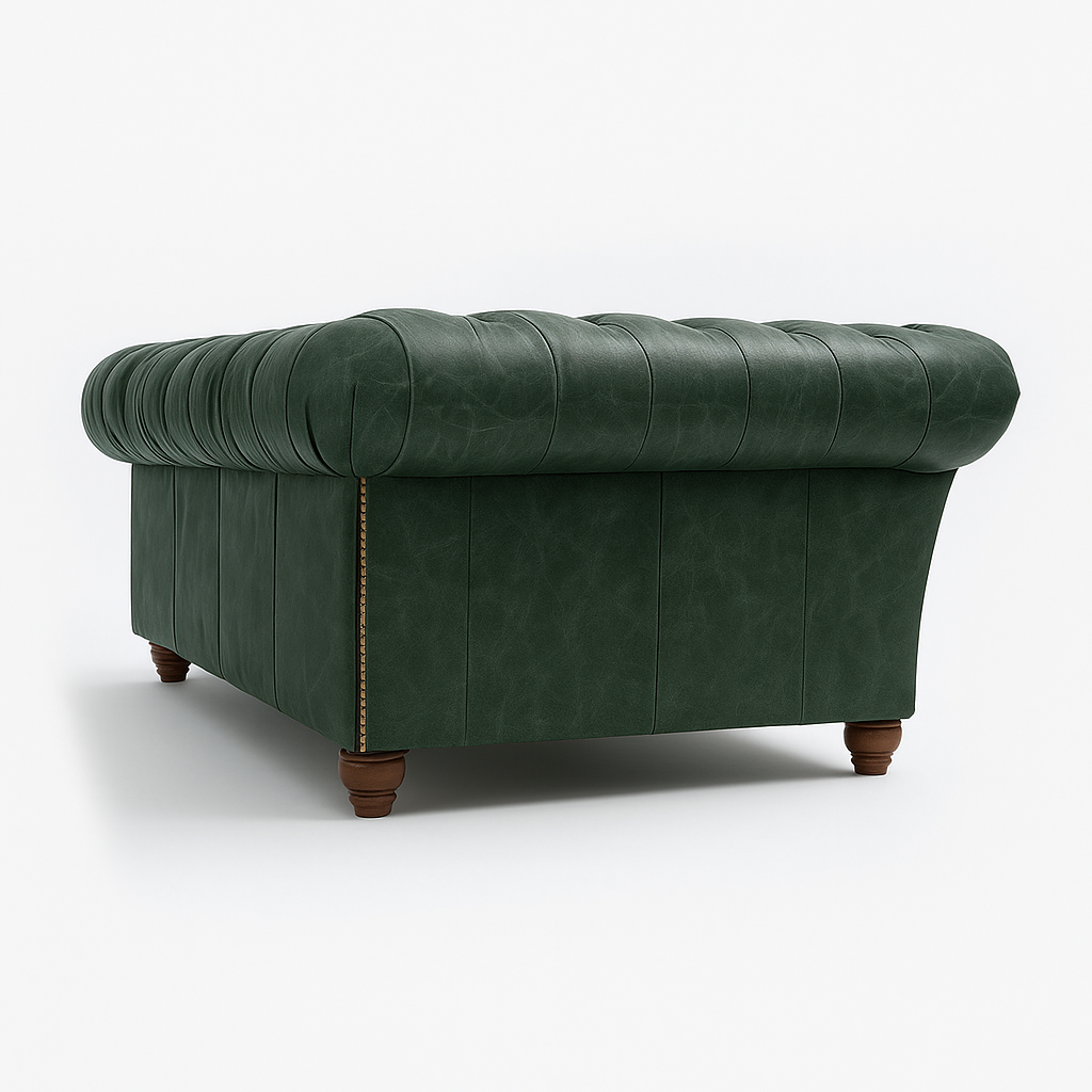 Cambridge Sofa in Highland Grove Juniper Green – Vintage Finish