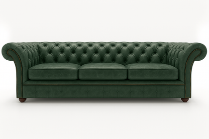 Cambridge Sofa in Highland Grove Juniper Green – Vintage Finish
