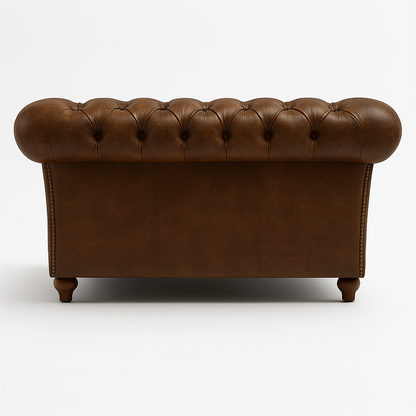 Cambridge Sofa in Balmoral Mulberry – Cracked Wax Leather