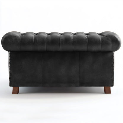 Mayfair Regent British Made Chesterfield Cracked Wax Pewter