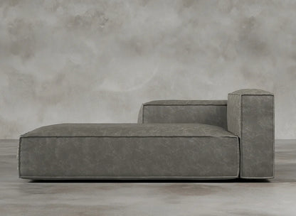 Modular Sofa I Genuine Italian Leather I Ashen I Grey
