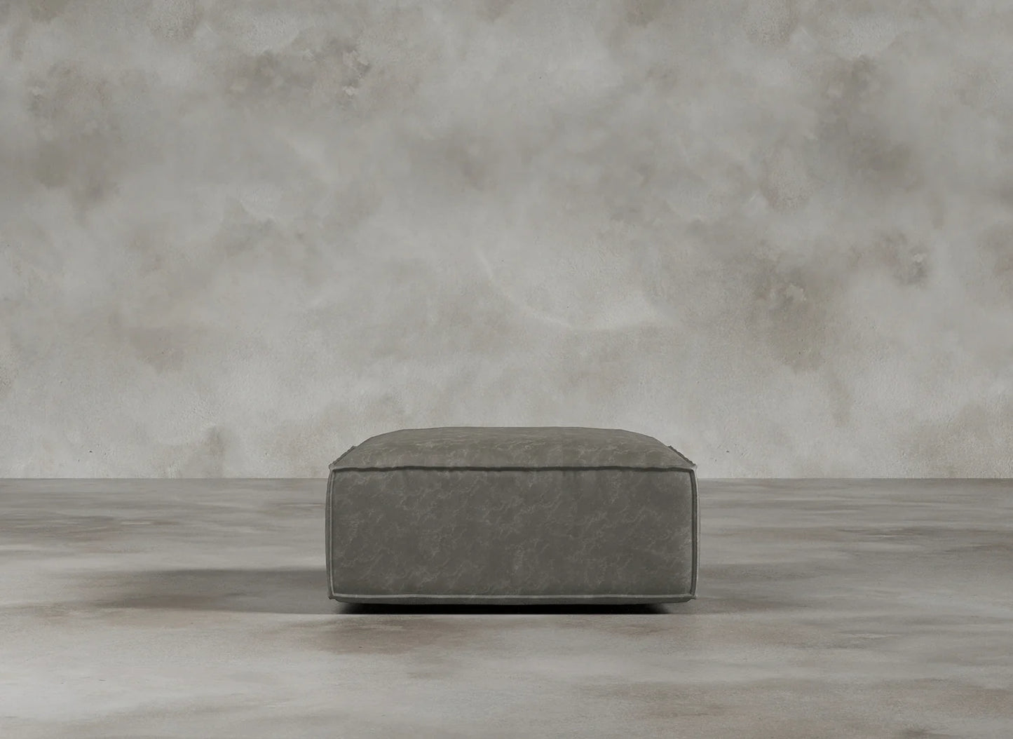 Modular Sofa I Genuine Italian Leather I Ashen I Grey