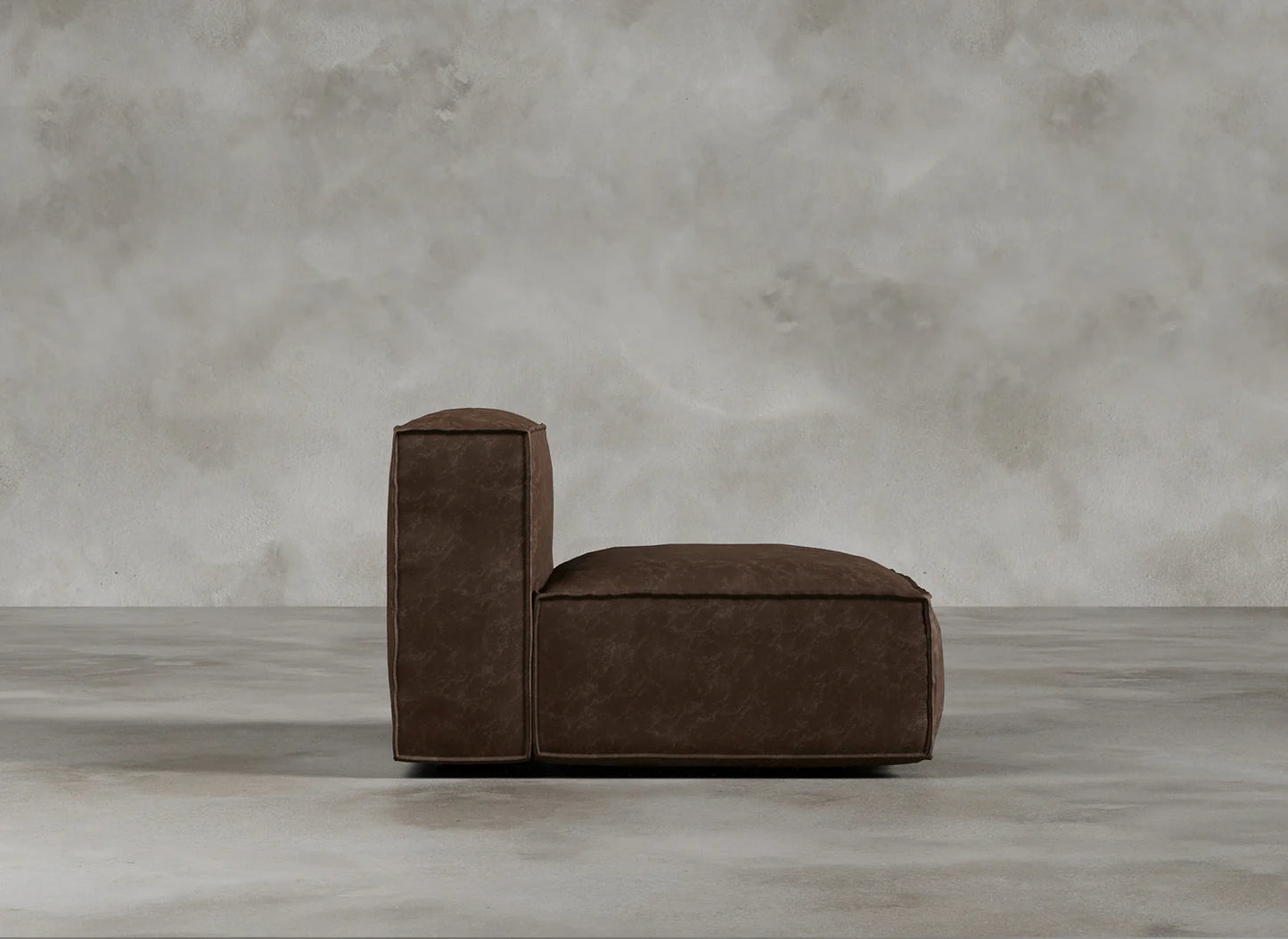 Modular Sofa I Genuine Italian Leather I Auburn I Tobacco