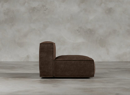 Modular Sofa I Genuine Italian Leather I Auburn I Tobacco