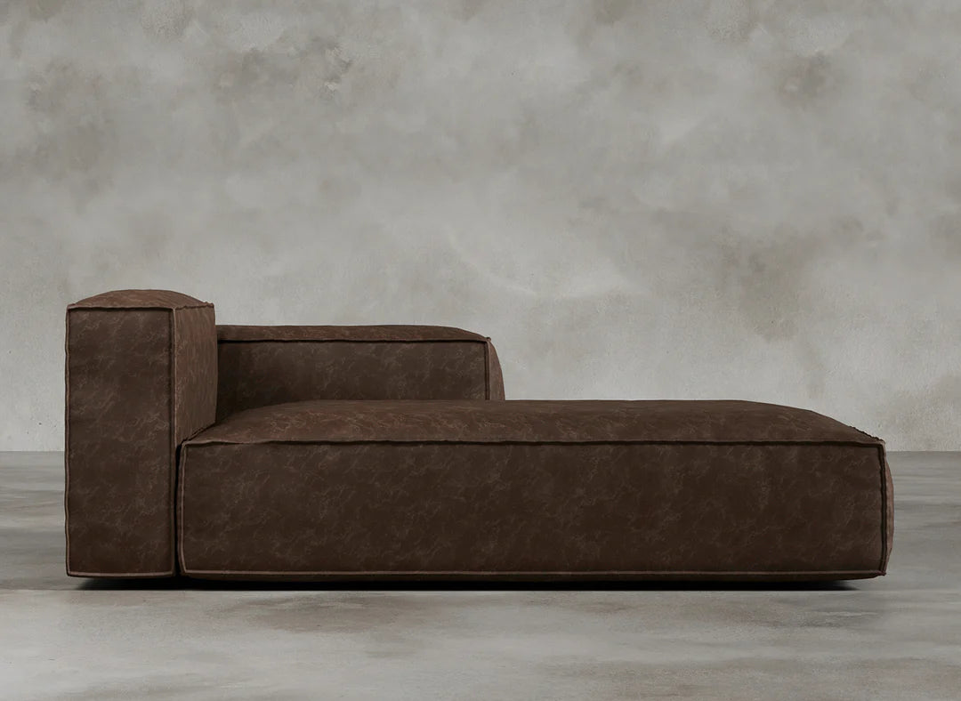 Modular Sofa I Genuine Italian Leather I Auburn I Tobacco