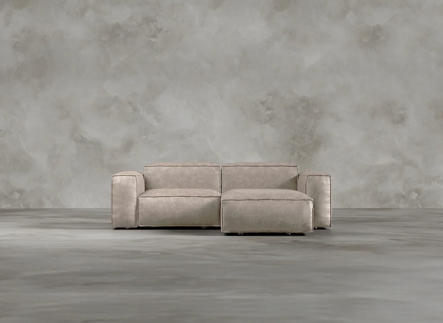 Modular Sofa I Genuine Italian Leather I Essence I Cream
