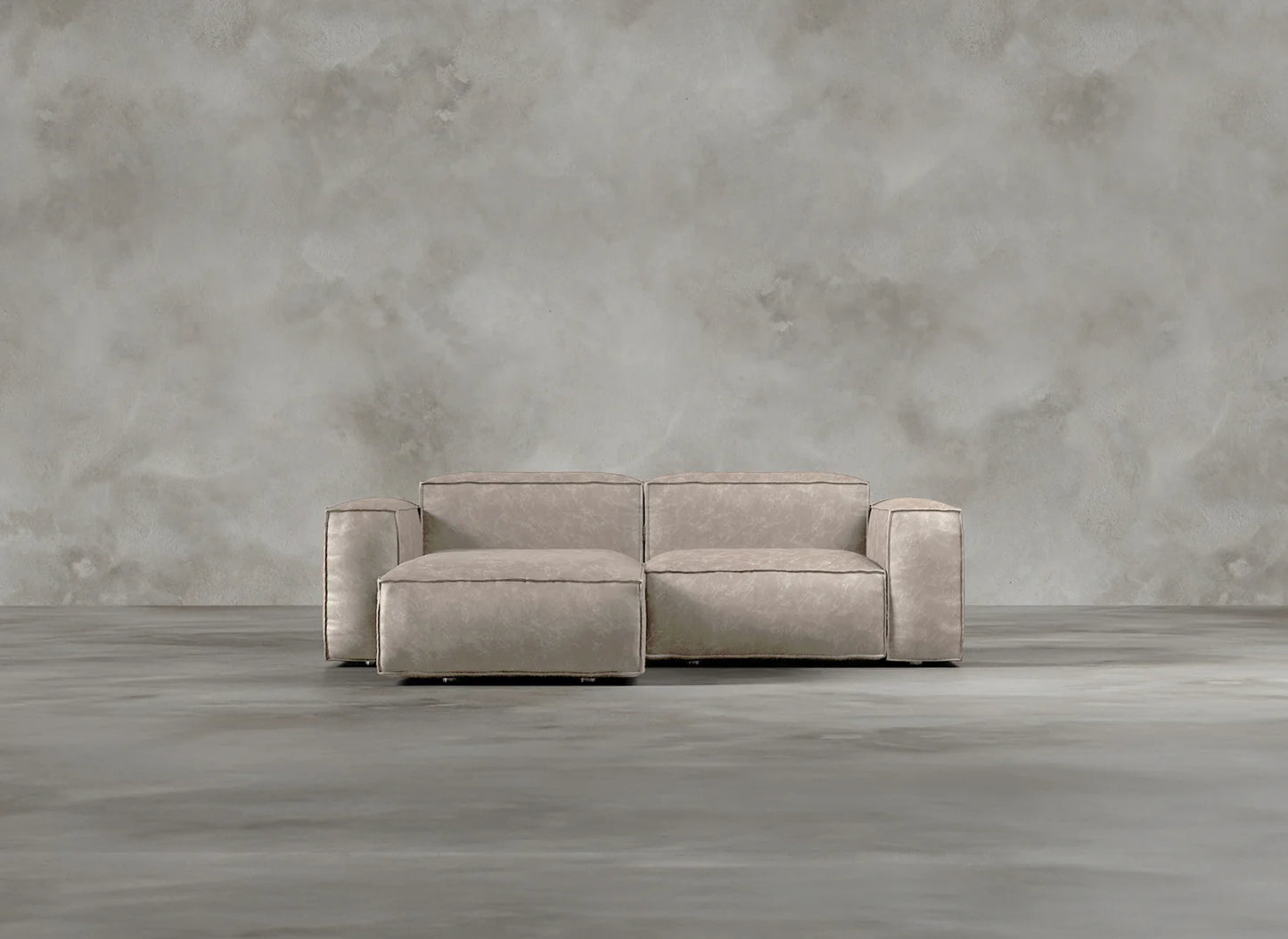 Modular Sofa I Genuine Italian Leather I Essence I Cream