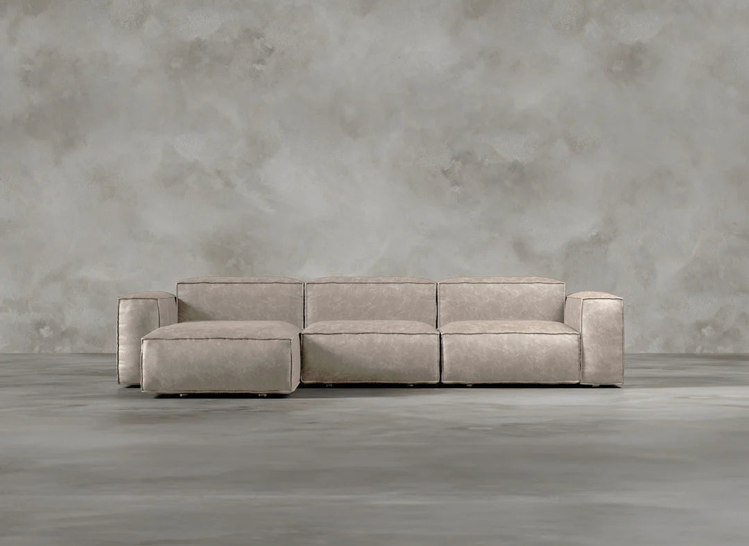 Modular Sofa I Genuine Italian Leather I Essence I Cream
