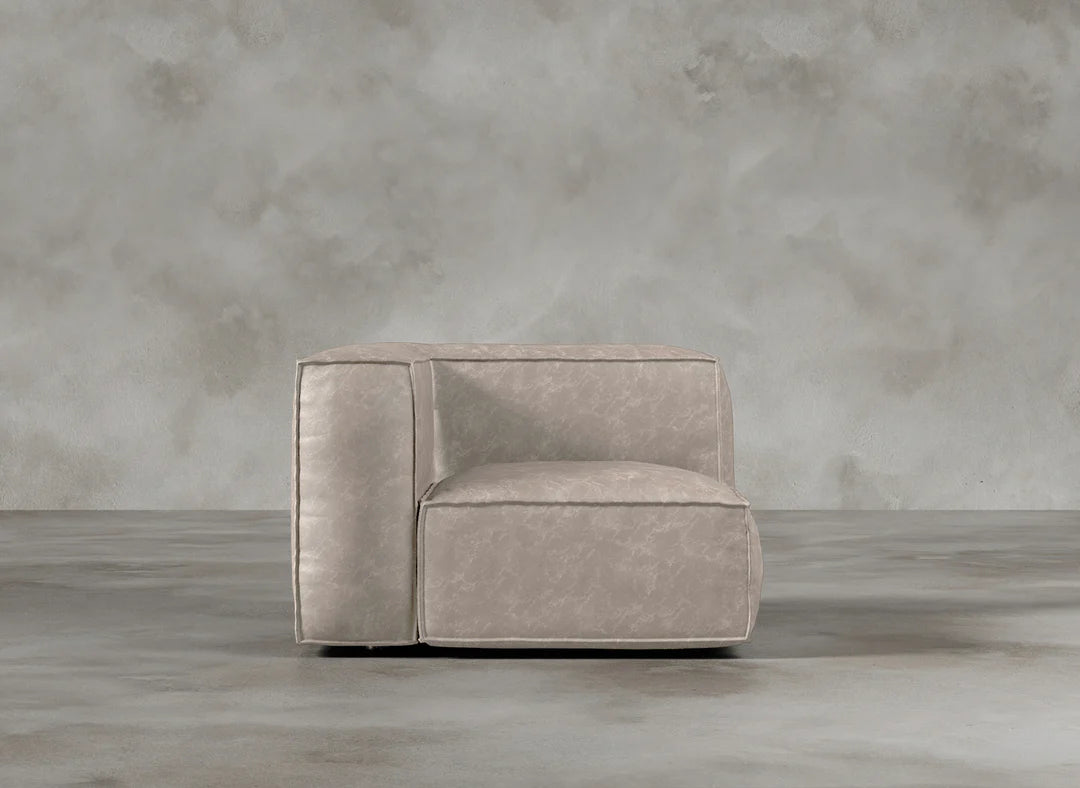 Modular Sofa I Genuine Italian Leather I Essence I Cream