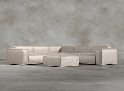 Modular Sofa I Genuine Italian Leather I Essence I Cream