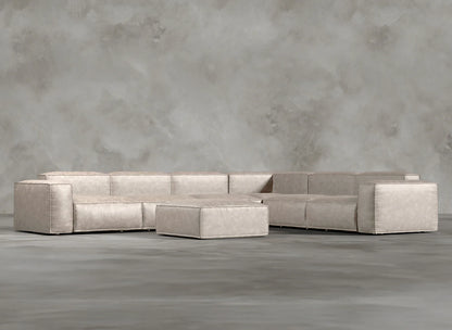 Modular Sofa I Genuine Italian Leather I Essence I Cream