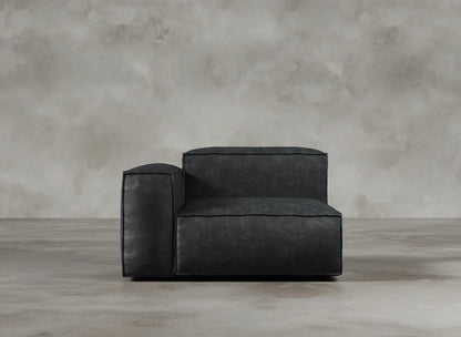 Modular Sofa I Genuine Italian Leather I Leaden I Slate