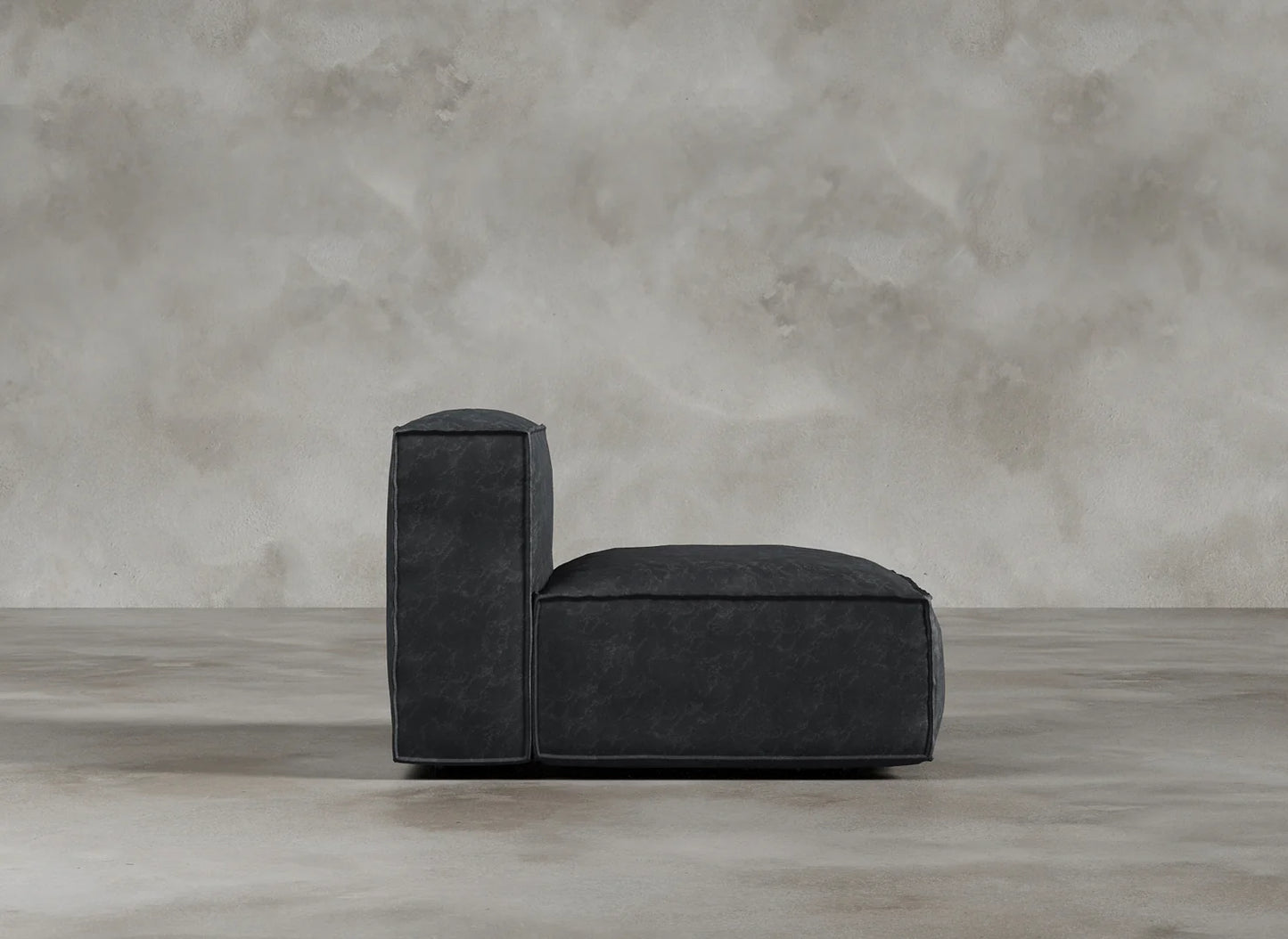 Modular Sofa I Genuine Italian Leather I Leaden I Slate