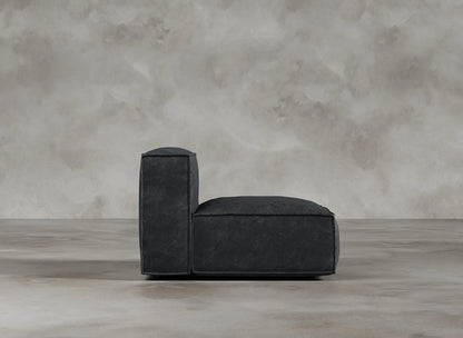 Modular Sofa I Genuine Italian Leather I Leaden I Slate