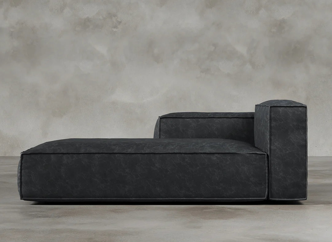 Modular Sofa I Genuine Italian Leather I Leaden I Slate