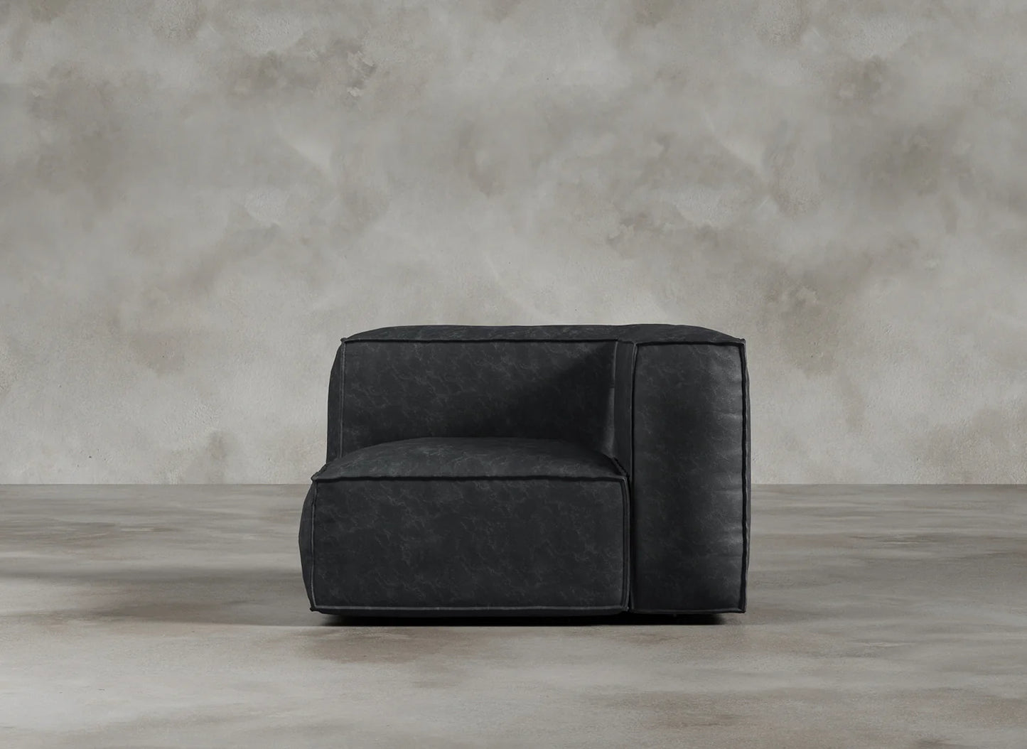 Modular Sofa I Genuine Italian Leather I Leaden I Slate