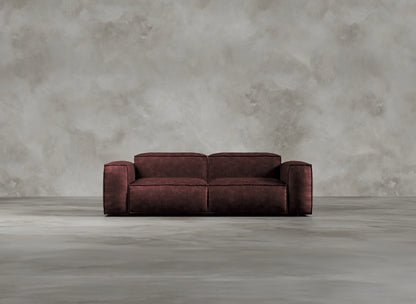 Modular Sofa I Genuine Italian Leather I Roseate I Red