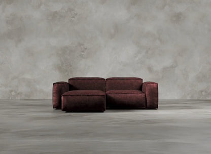 Modular Sofa I Genuine Italian Leather I Roseate I Red