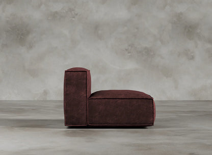 Modular Sofa I Genuine Italian Leather I Roseate I Red