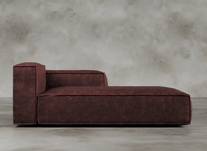 Modular Sofa I Genuine Italian Leather I Roseate I Red