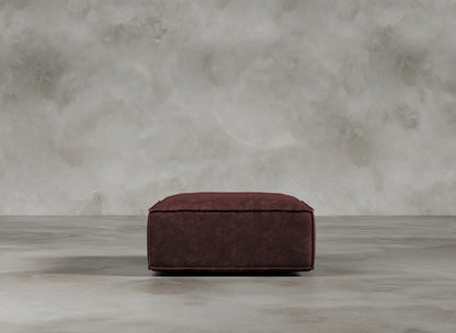 Modular Sofa I Genuine Italian Leather I Roseate I Red