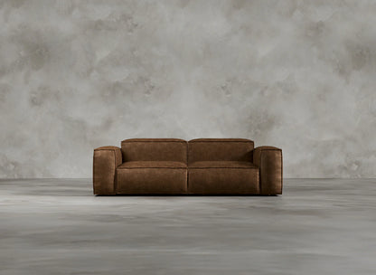 Modular Sofa I Genuine Italian Leather  I Sorrel I Brown