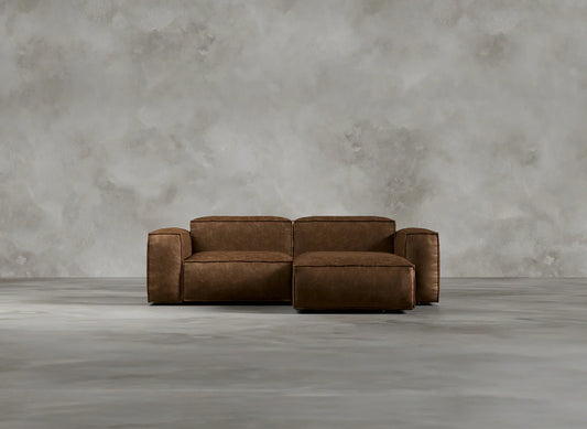 Modular Sofa I Genuine Italian Leather  I Sorrel I Brown