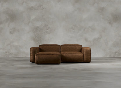 Modular Sofa I Genuine Italian Leather  I Sorrel I Brown