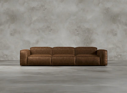 Modular Sofa I Genuine Italian Leather  I Sorrel I Brown