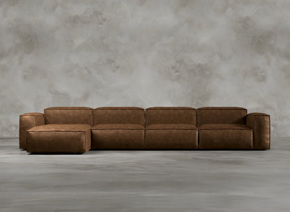 Modular Sofa I Genuine Italian Leather  I Sorrel I Brown