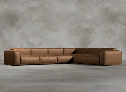 Modular Sofa I Genuine Italian Leather  I Sorrel I Brown