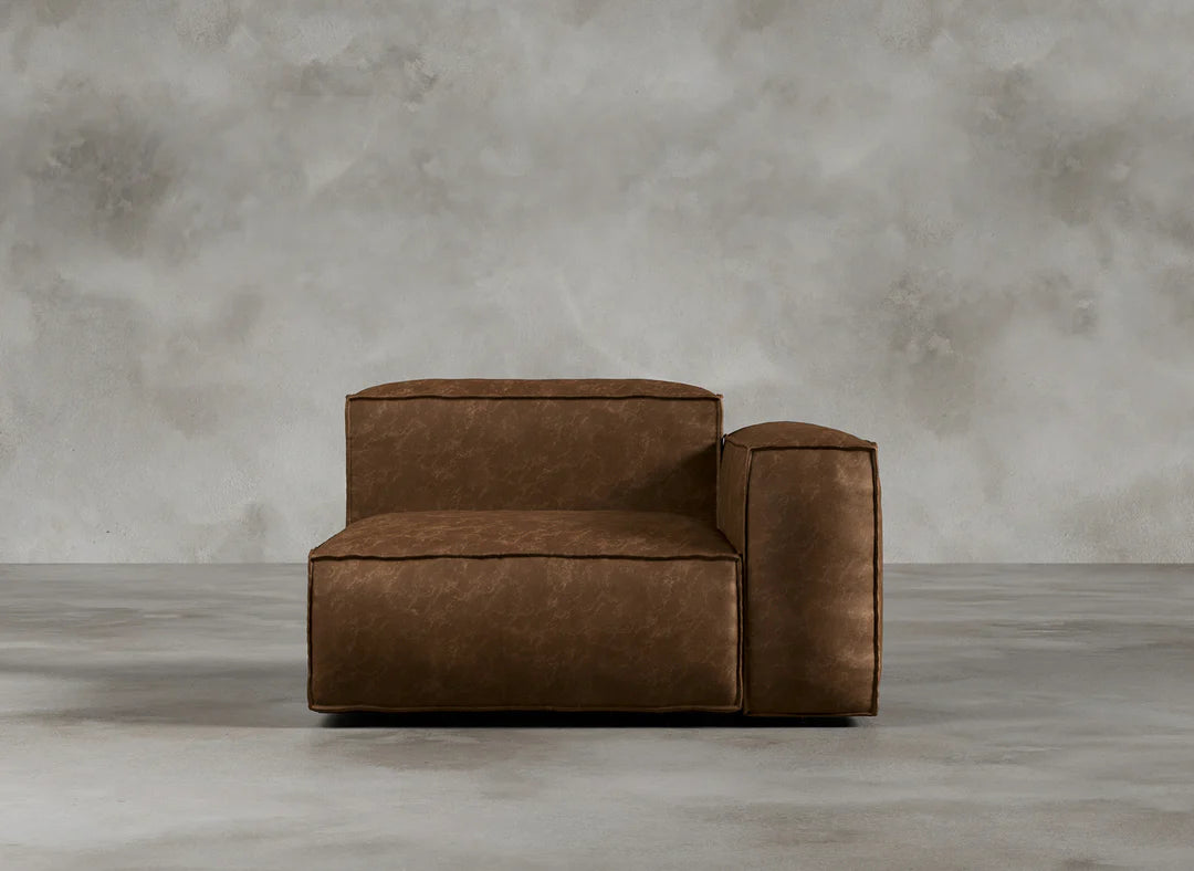 Modular Sofa I Genuine Italian Leather  I Sorrel I Brown