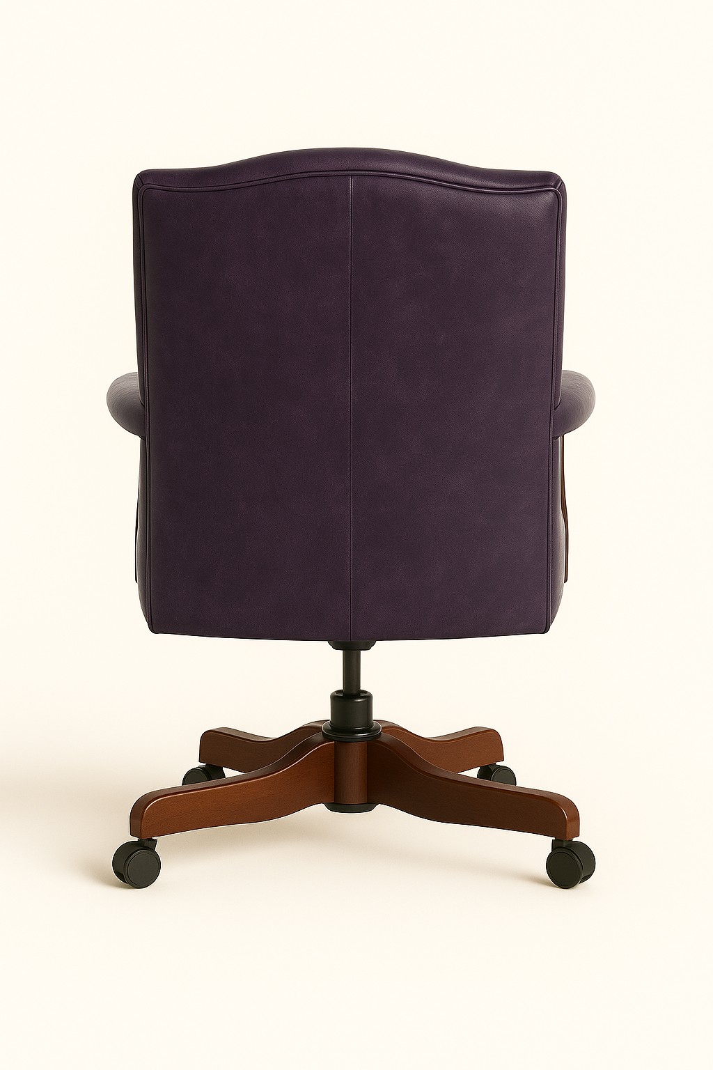The Mayfair Director’s Swivel Chair in Caledonian Indigo Leather