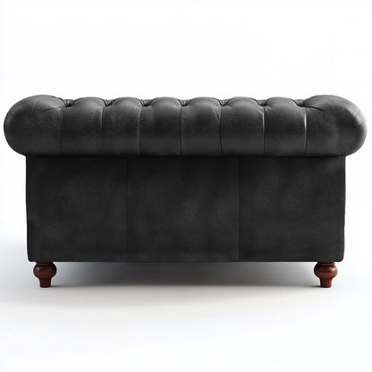 Savile Row Heritage British Made Chesterfield Cracked Wax Pewter