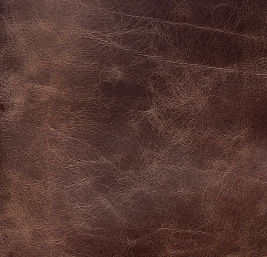 Close-up of brown leather texture