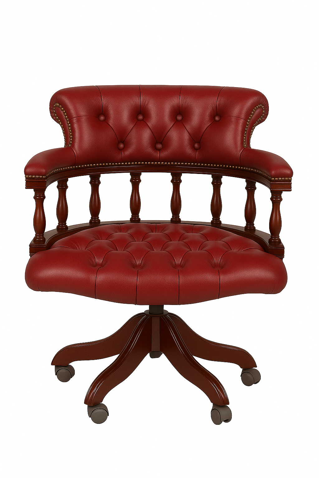 Sterling Ledger Executive Swivel Chair Chamber Red - Jura
