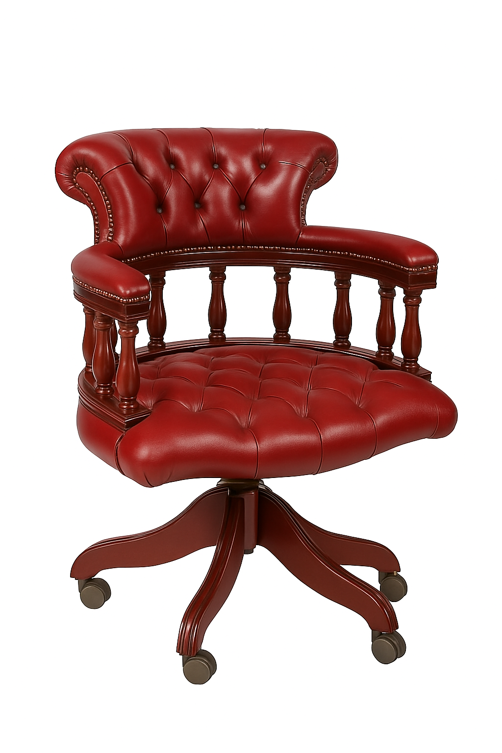 Sterling Ledger Executive Swivel Chair Chamber Red - Jura