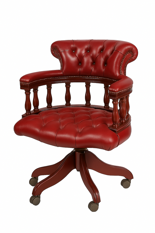 Sterling Ledger Executive Swivel Chair Chamber Red - Jura